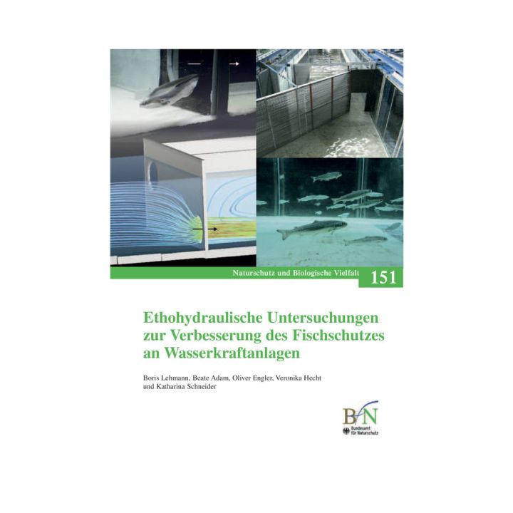 NaBiV Heft 151: Ethohydraulische Untersuchungen zur Verbesserung des Fischschutzes an Wasserkraftanlagen